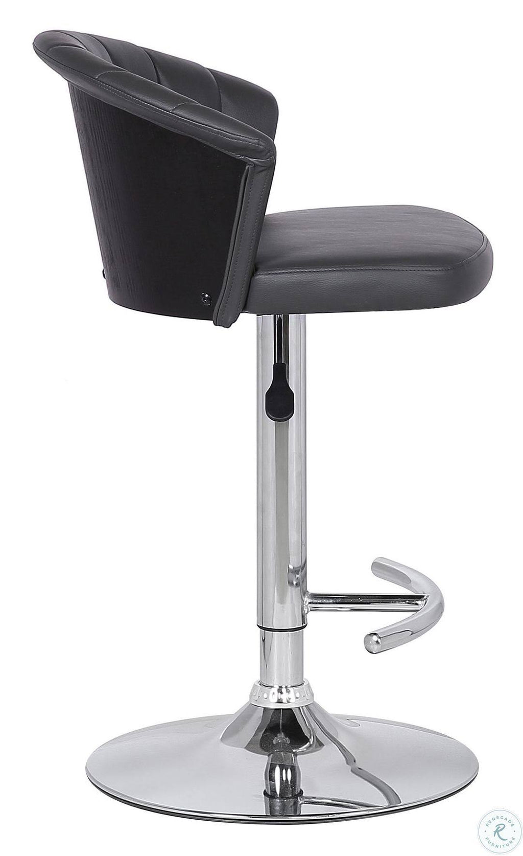 Grey Faux Leather Bar Stool X240