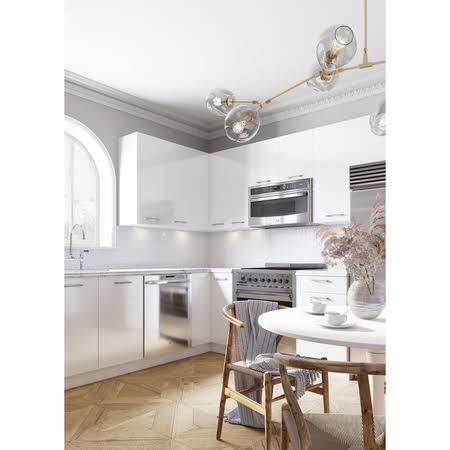 Shaker White Stock Wall Cabinet N28601