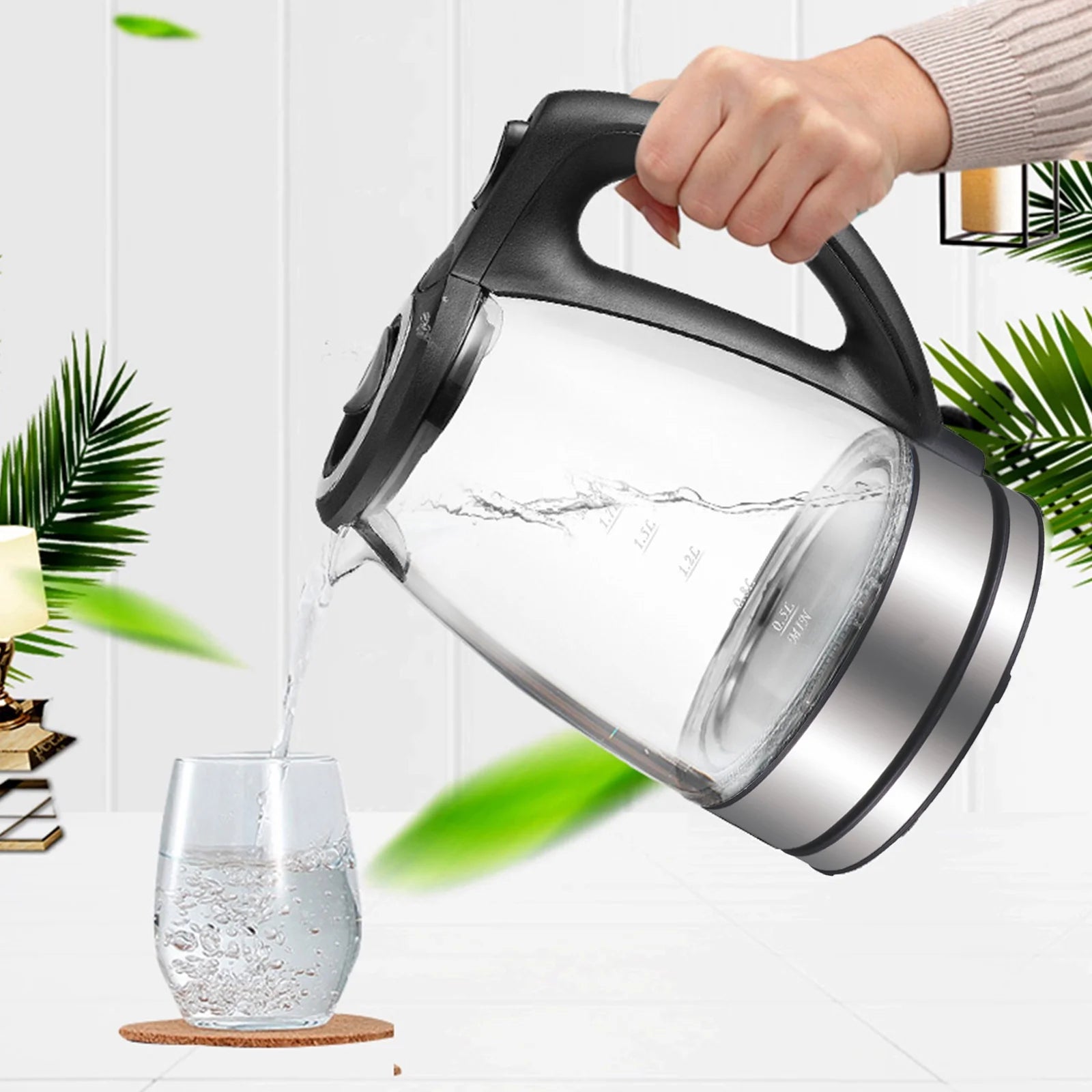 1500W Glass Electric Kettle Y99661