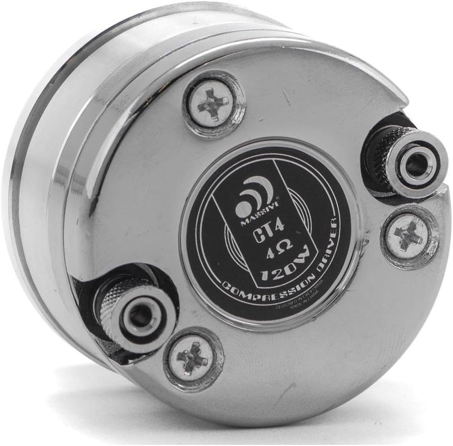 Car Audio Tweeter, 57mm, 140 Watt, Titanium Diaphragm, Aluminum Phase Plug H53471