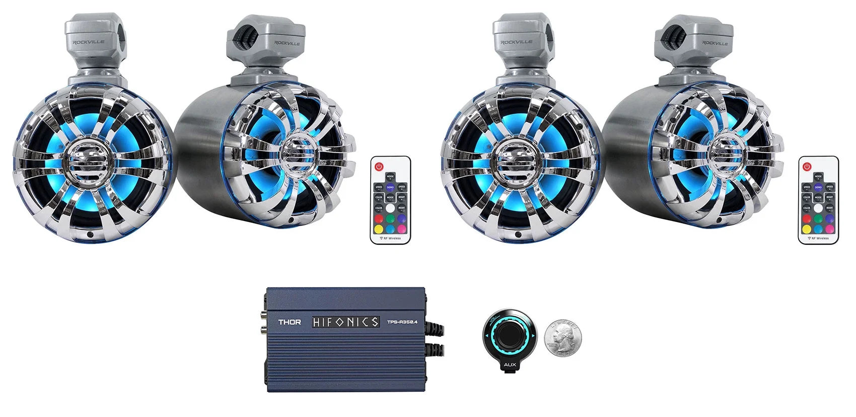6.5" LED Tower Speakers with Bluetooth N529076