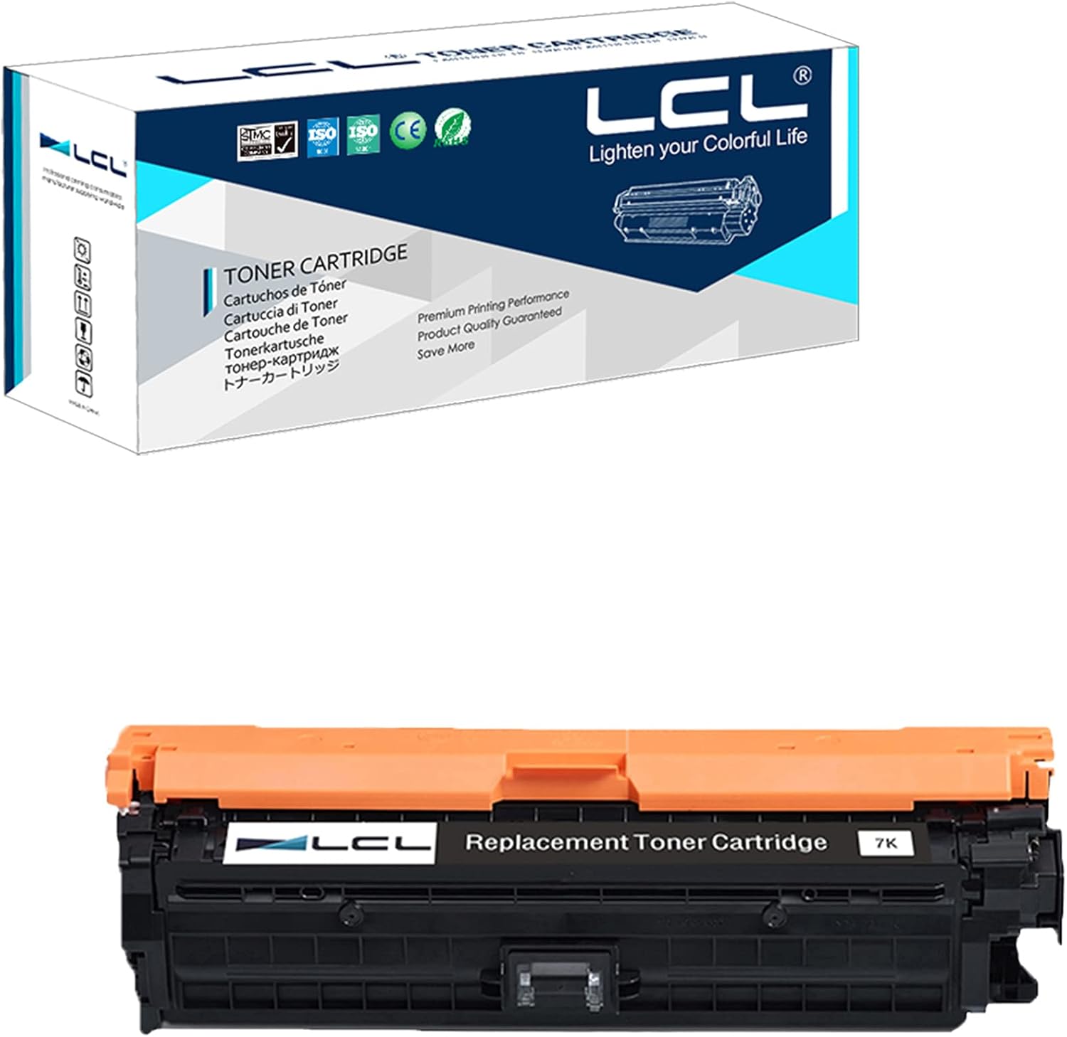 Yellow Toner Cartridge for HP 307A CE742A (1-Pack) G1701