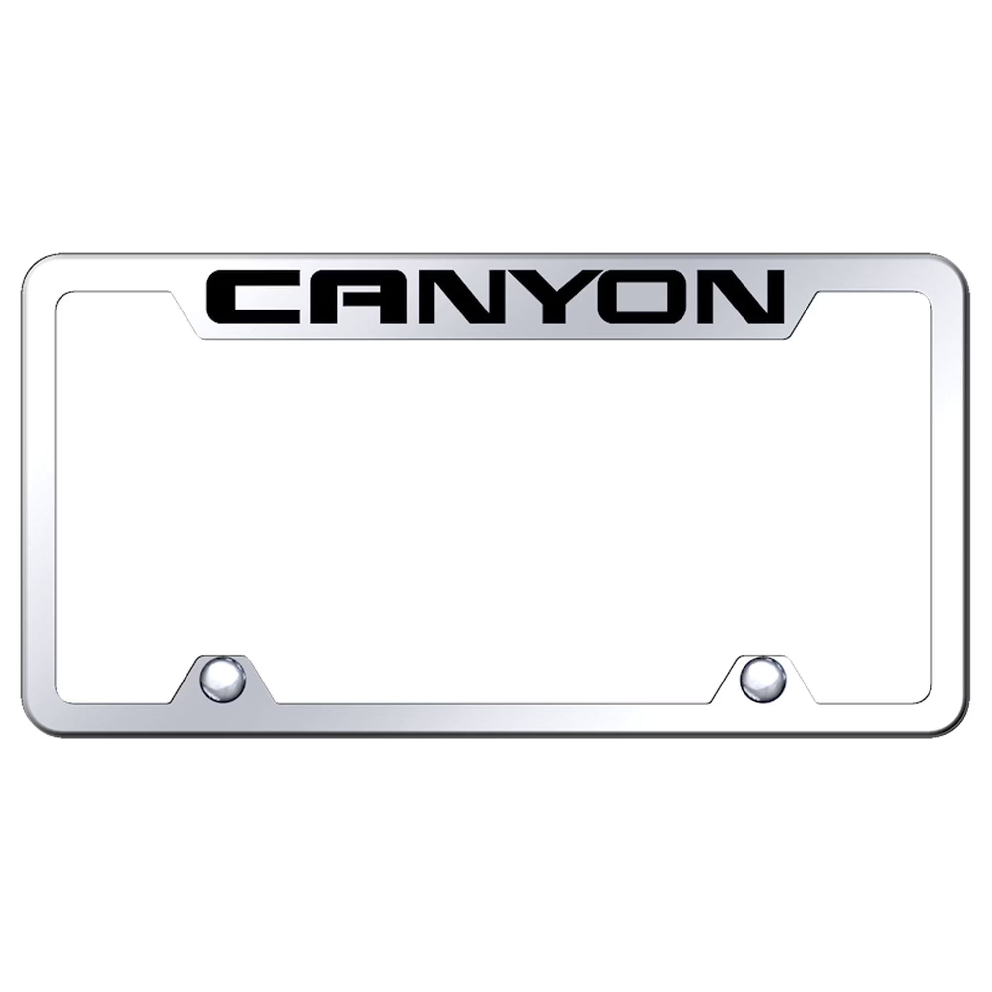 Chrome Stainless Steel License Plate Frame E7403