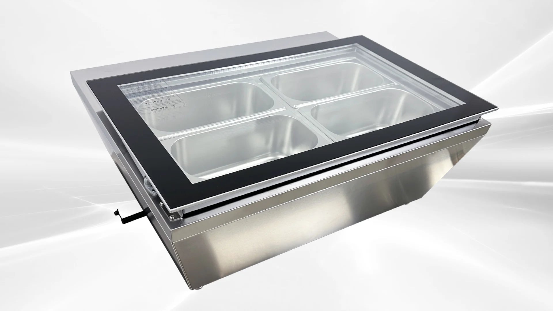 4 pan Countertop Gelato Ice Cream Display I616718