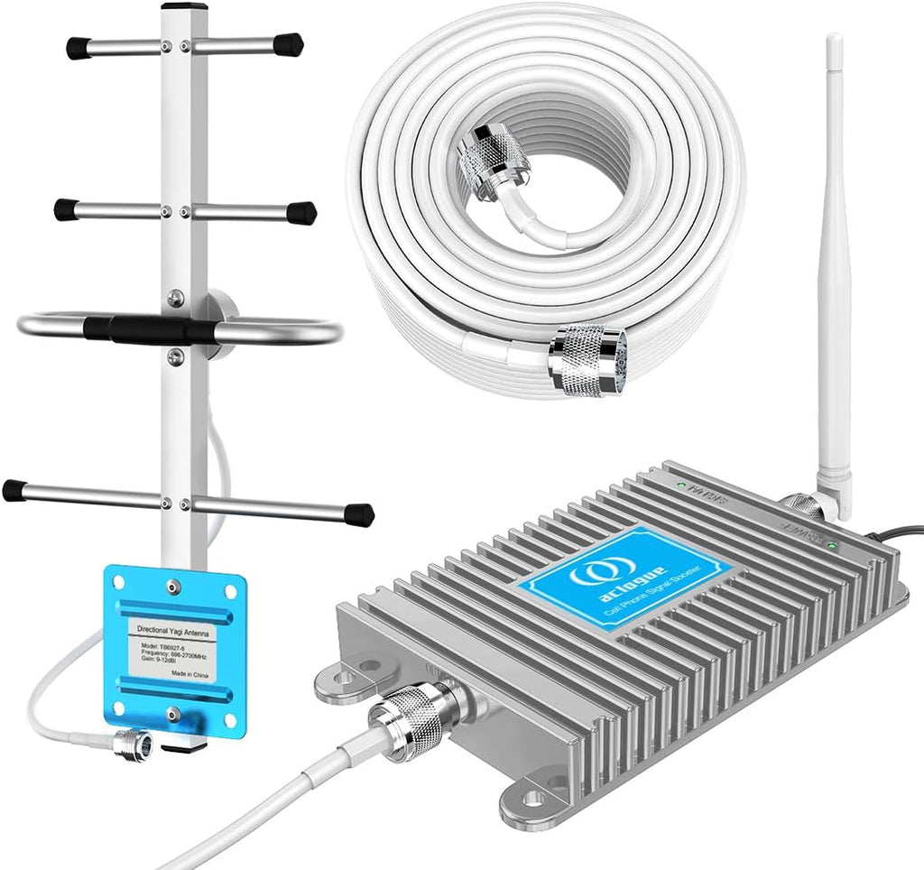 4G LTE Cell Signal Booster for Home, Cover up to 4000 Sq Ft X8483