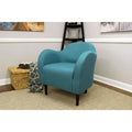 Caribbean Blue Mid-Century Armchair W23569
