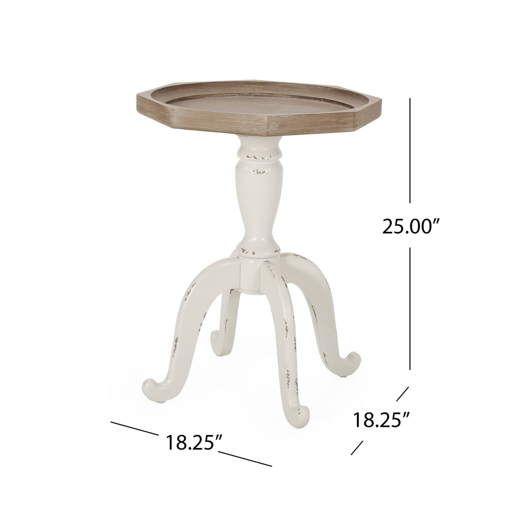 Natural French Country Accent Table X901418