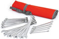 15 Pc. 12 Point Metric Combination Wrench Set with Tool Roll K173231
