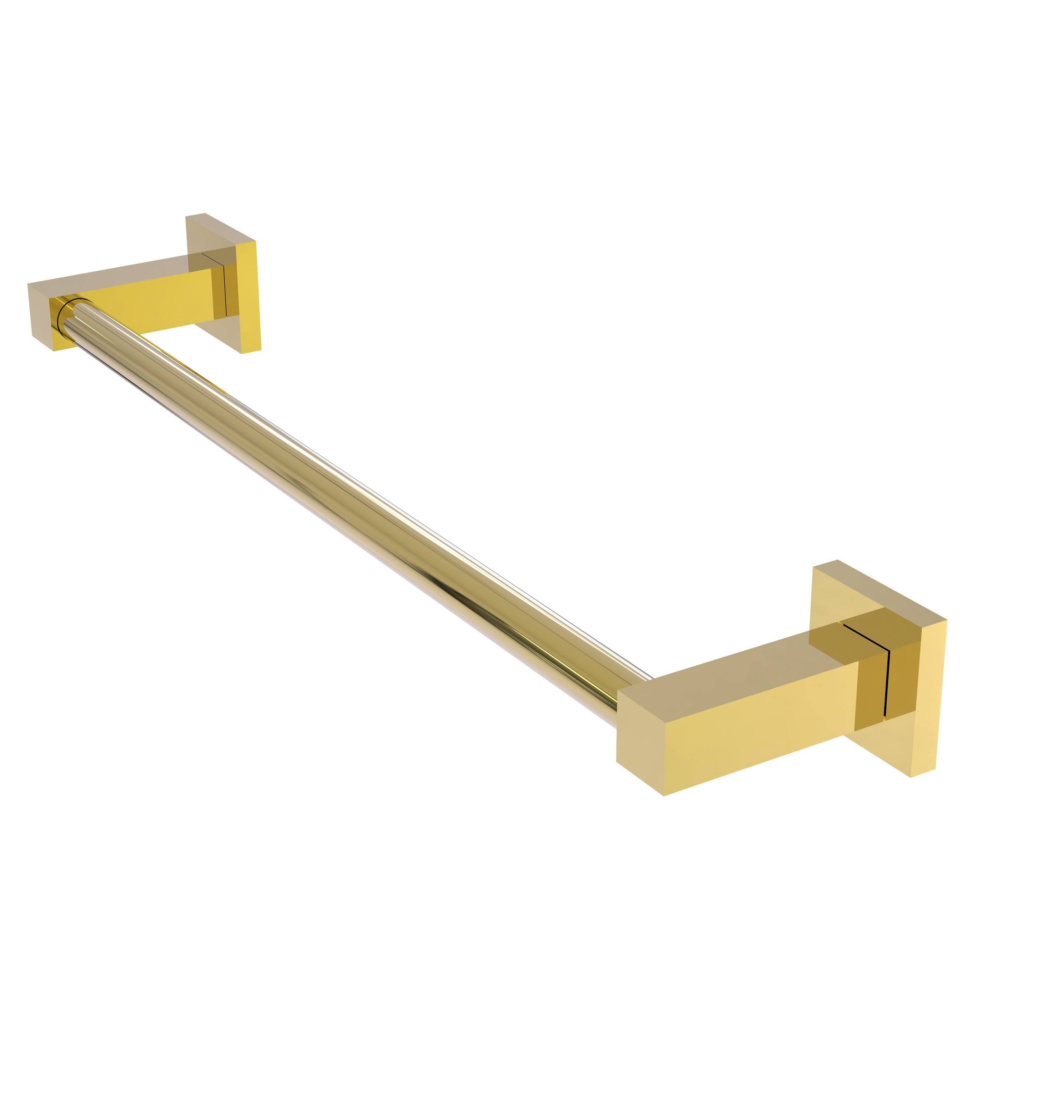 Polished Brass 24 inch Towel Bar D985