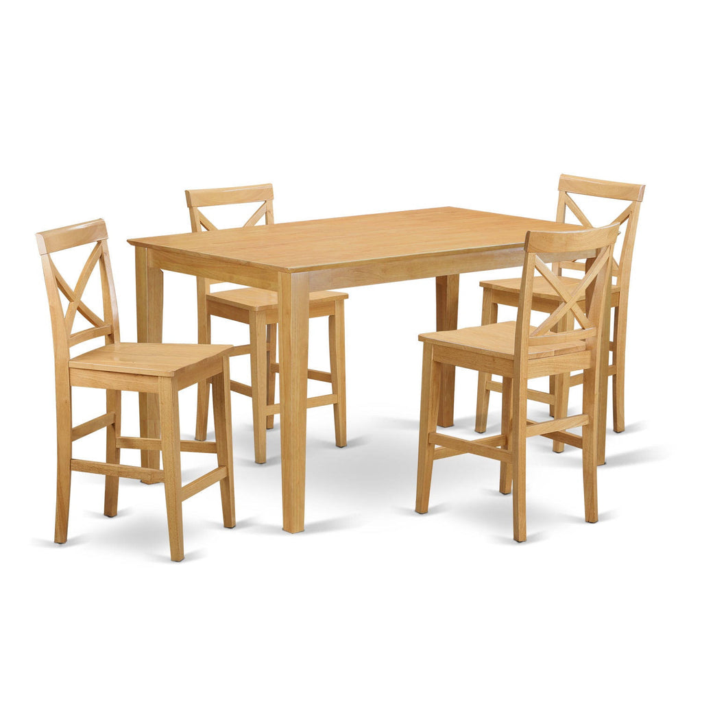 5 Piece Counter Height Table Set with 4 Chairs S161614