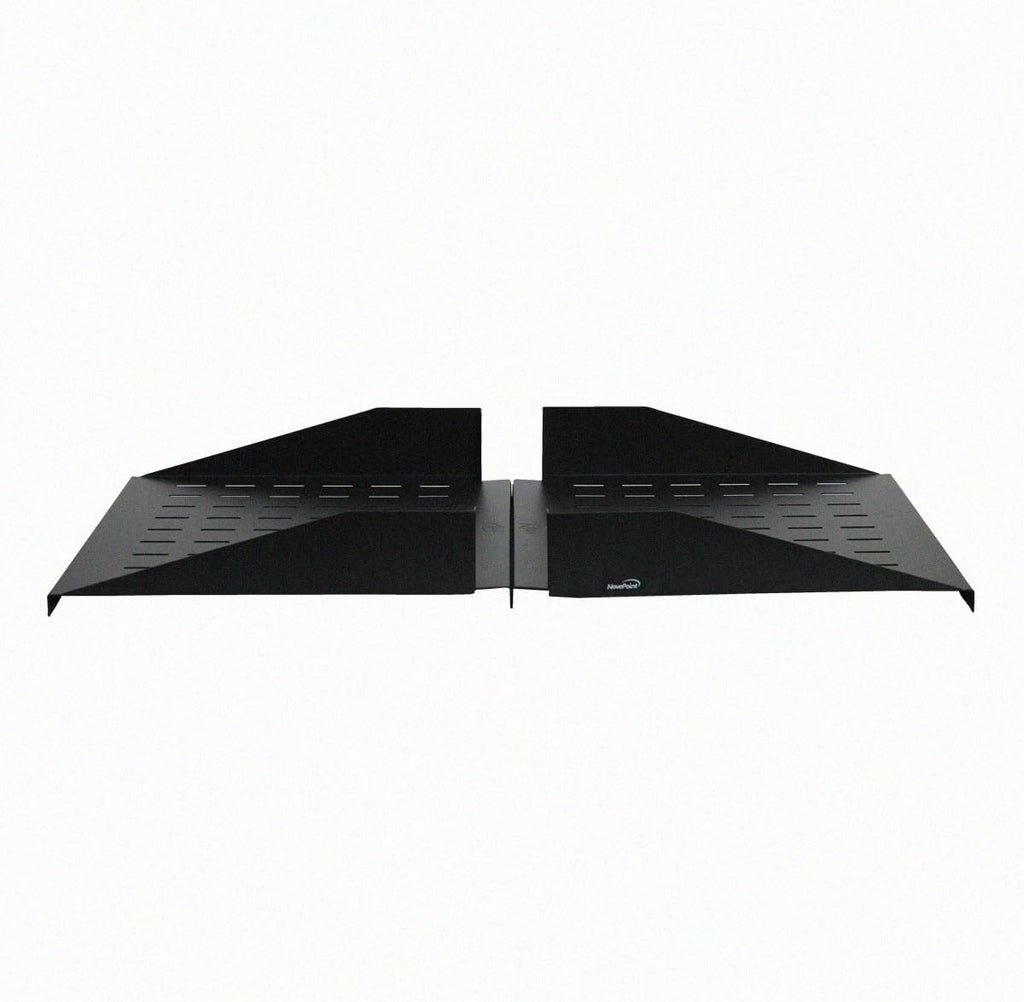 19 Inch Steel 2U Relay Rack Mount Shelf F417