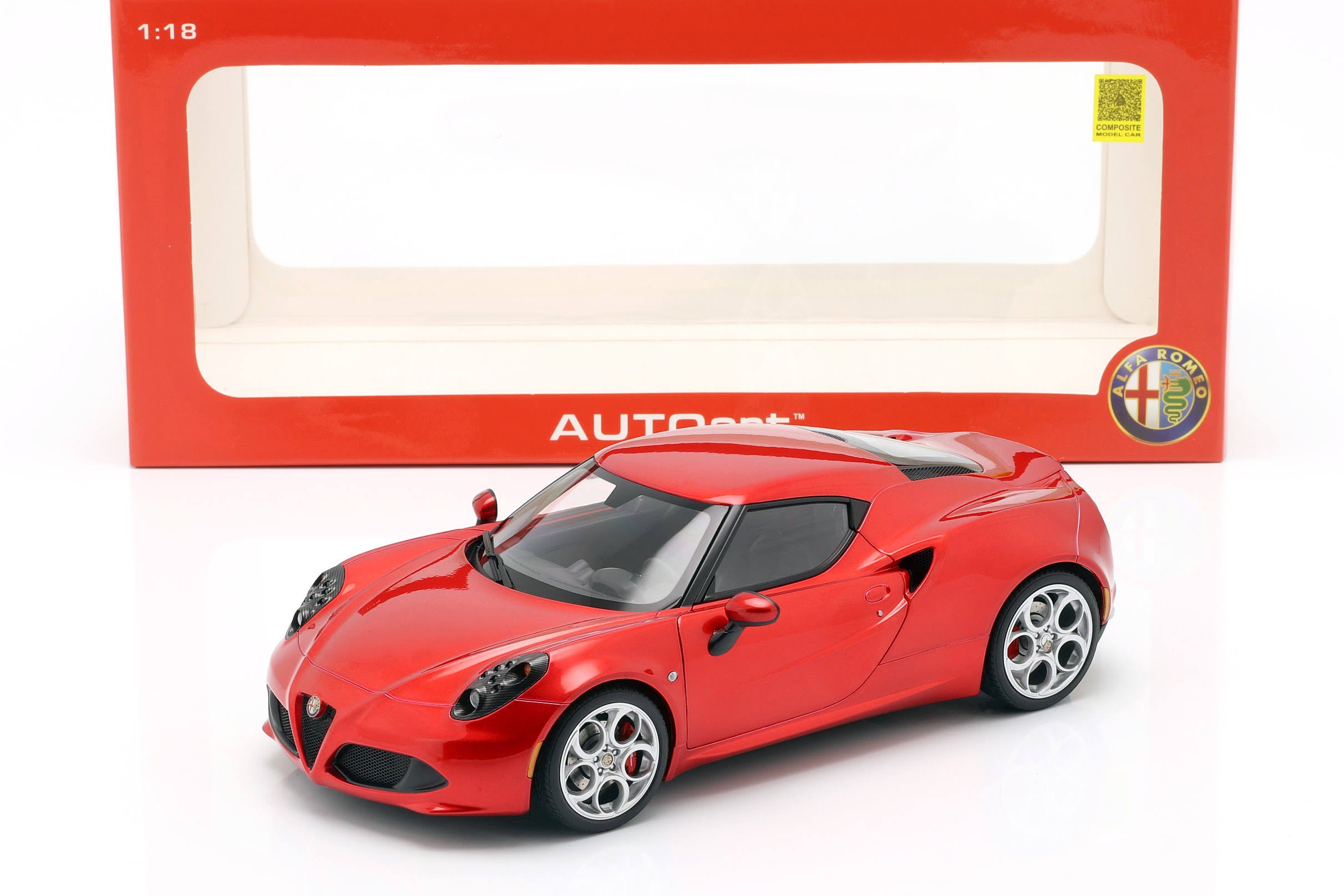 1/18 Alfa Romeo 4C Metallic Red F402942