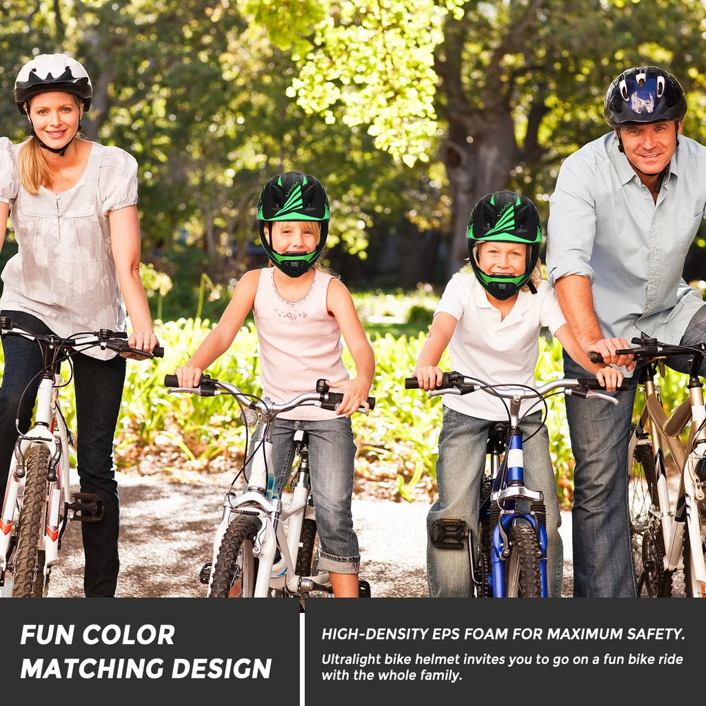 Waterproof Fleece Kids Bike Helmet V896839