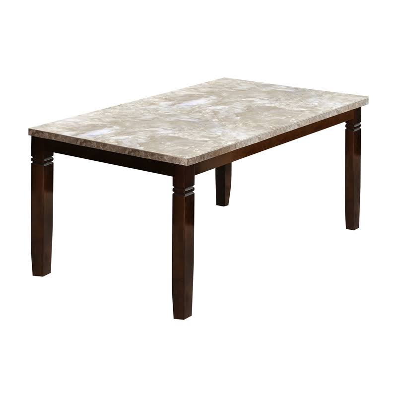 Brown Cherry Wood Rectangle Dining Table V5980