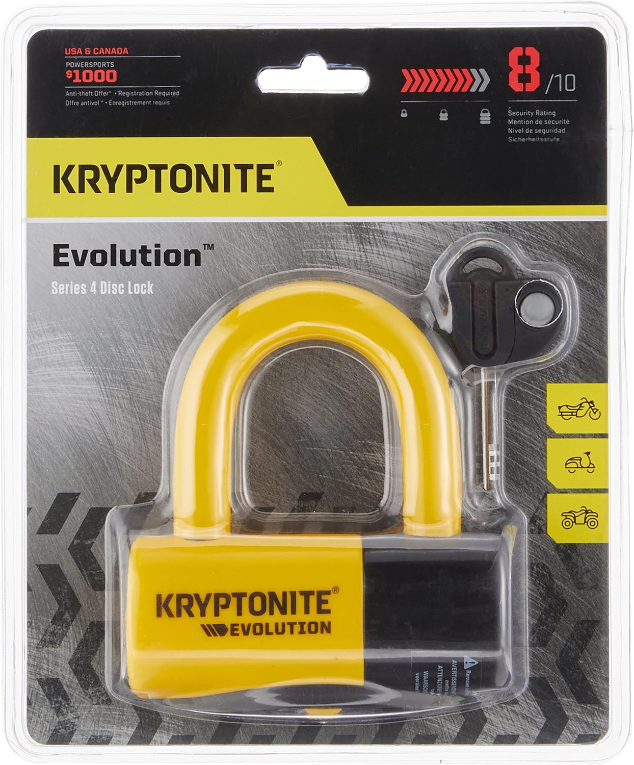 14 Millimeter Bicycle Disc Lock, Pack of 2 R3434