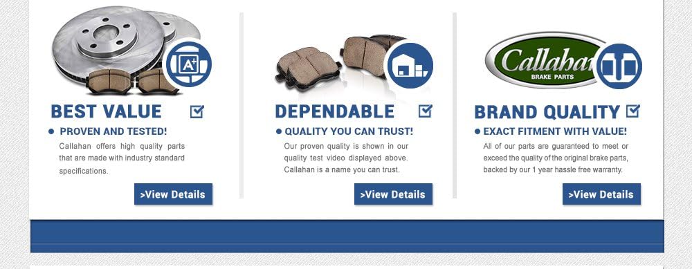 Brake Disc Rotors and Metallic Brake Pads R1018