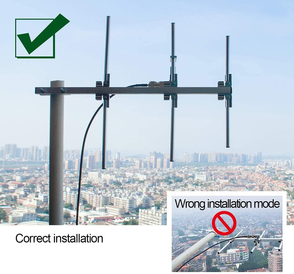 UHF 400-470Mhz 7dBi Directional Yagi Antenna Q454611