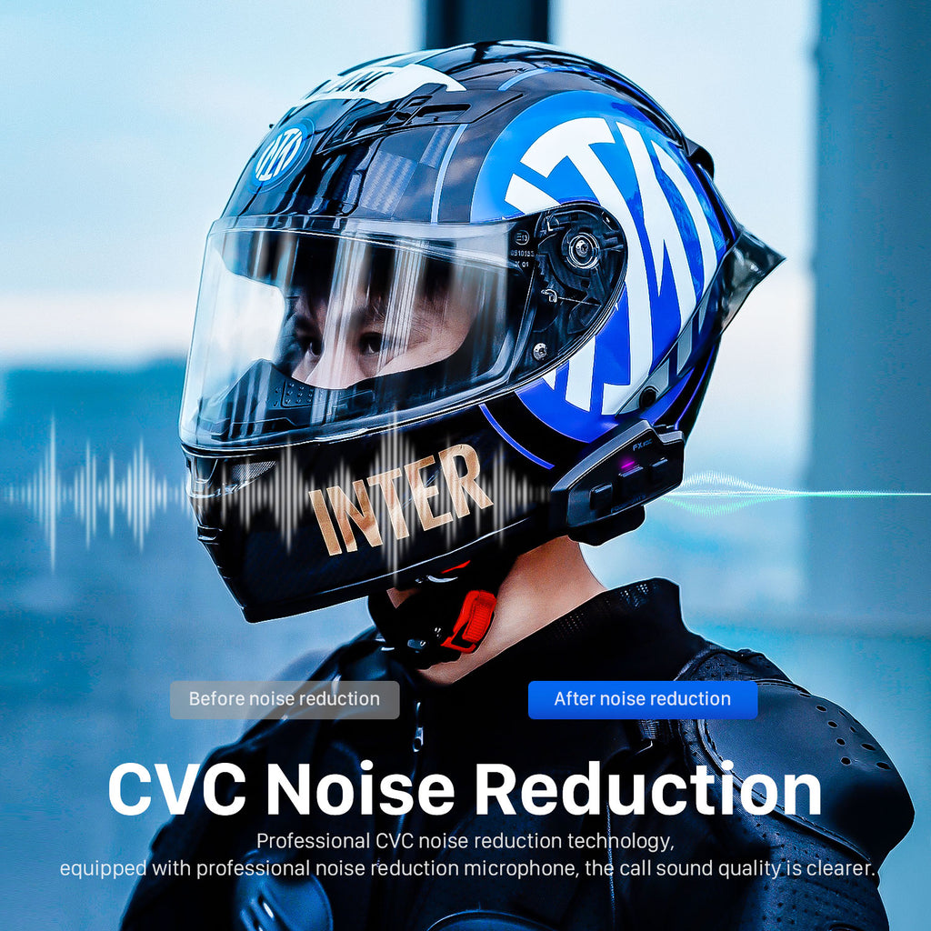 Motorcycle Bluetooth Headset Helmet Intercom Wireless Communication I63419