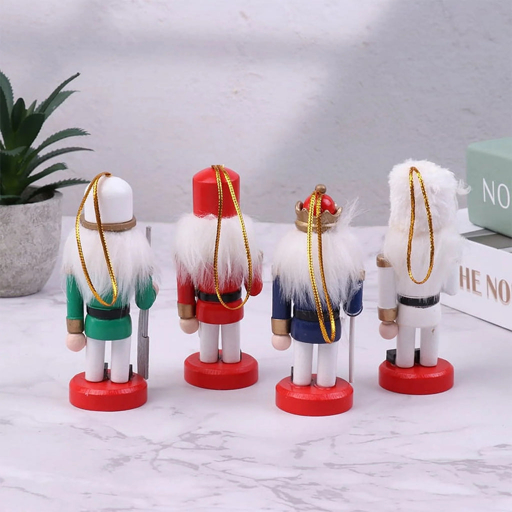 Mini Wooden Nutcracker Doll Soldier Ornament F12700