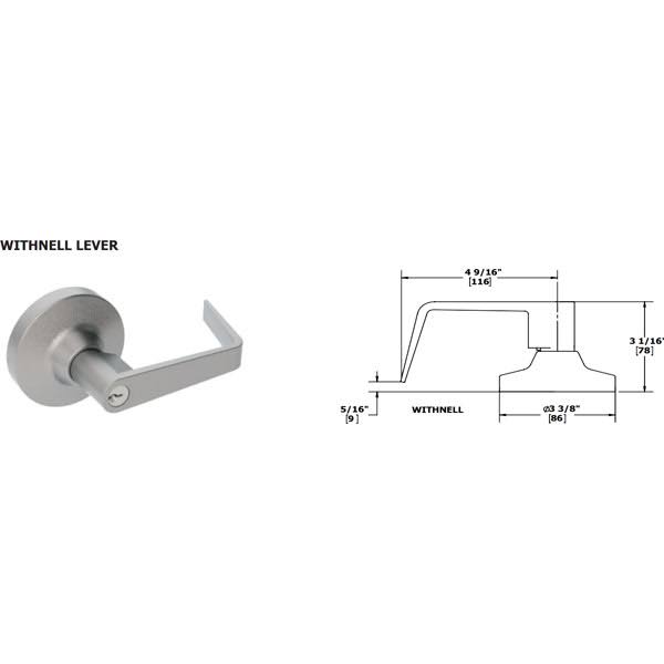 Grade 1 Cylindrical Lock Passage Y2245