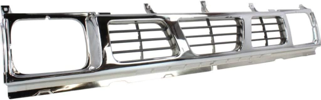 Chrome Shell Plastic Grille Assembly for Nissan Pick Up 1995 1997 S330935