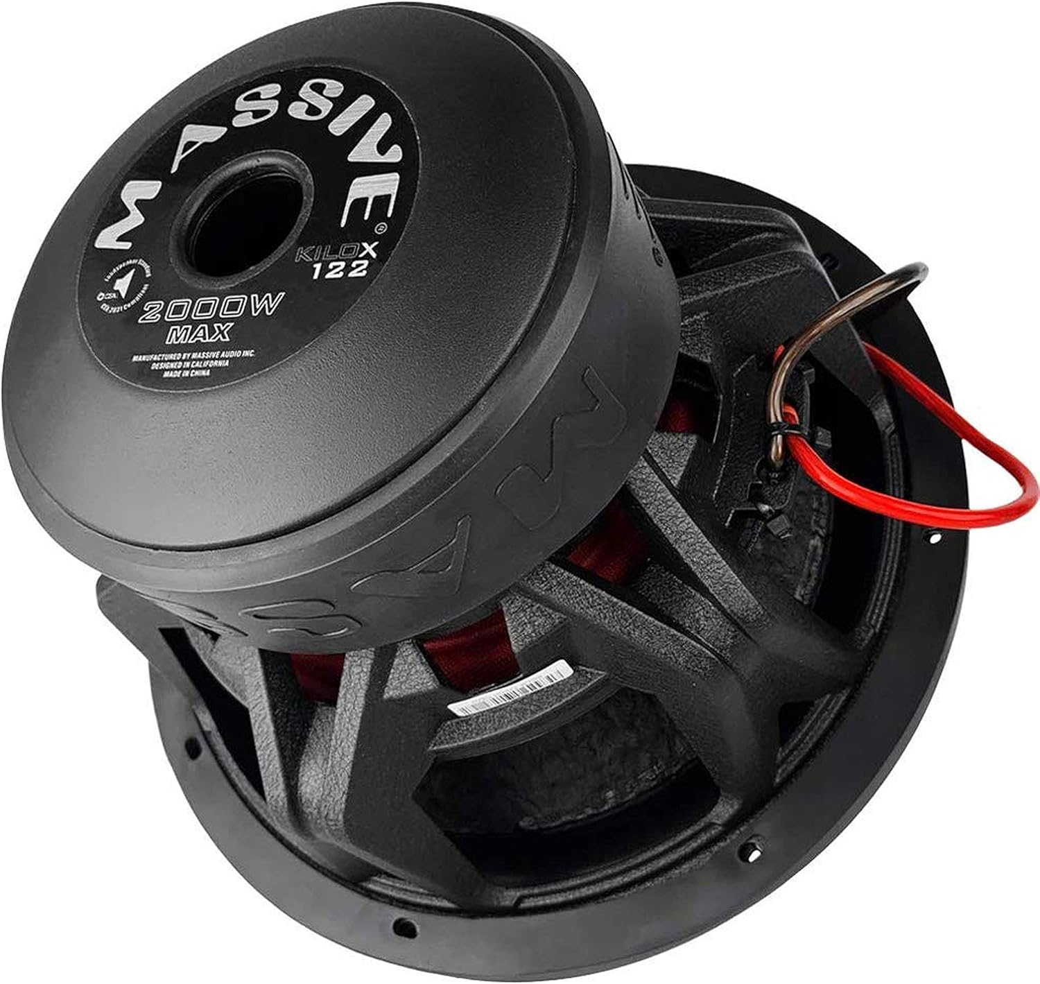 12 Inch 1000 Watt RMS Dual 4 Ohm Car Subwoofer A16074