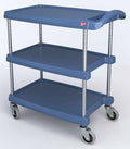 3-Shelf Utility Cart with Microban F696