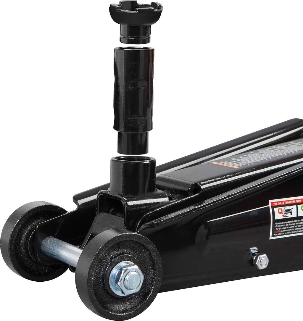 Hydraulic Trolley Floor Jack, 3 Ton (6,000 lb) Capacity, Black G58154