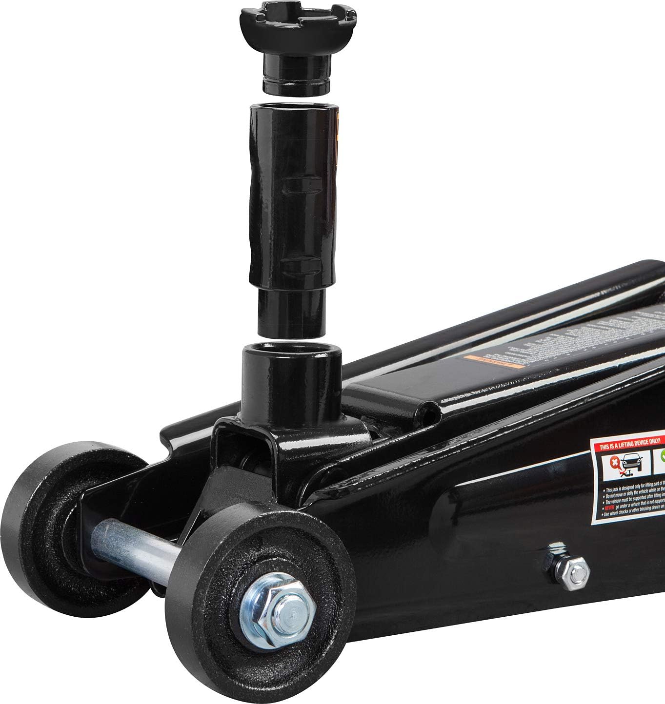 Hydraulic Trolley Floor Jack, 3 Ton (6,000 lb) Capacity, Black G58154