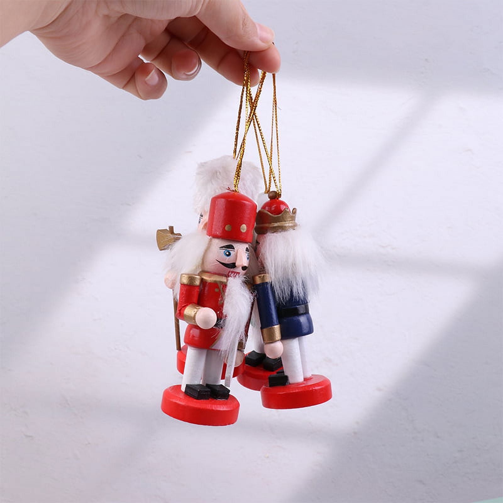 Mini Wooden Nutcracker Doll Soldier Ornament F12700