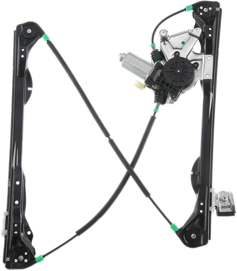 Electric Power Window Regulator with Motor for Ford Focus 2000-2007 Front Right Passenger Side Pack of 2 F414