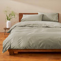 300 Thread Count Organic Percale Duvet Cover Full/Queen R8057
