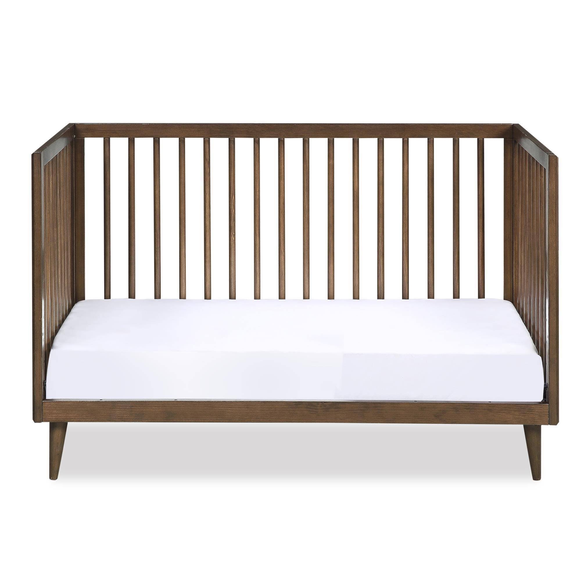 Walnut 3-in-1 Convertible Baby Crib D934419