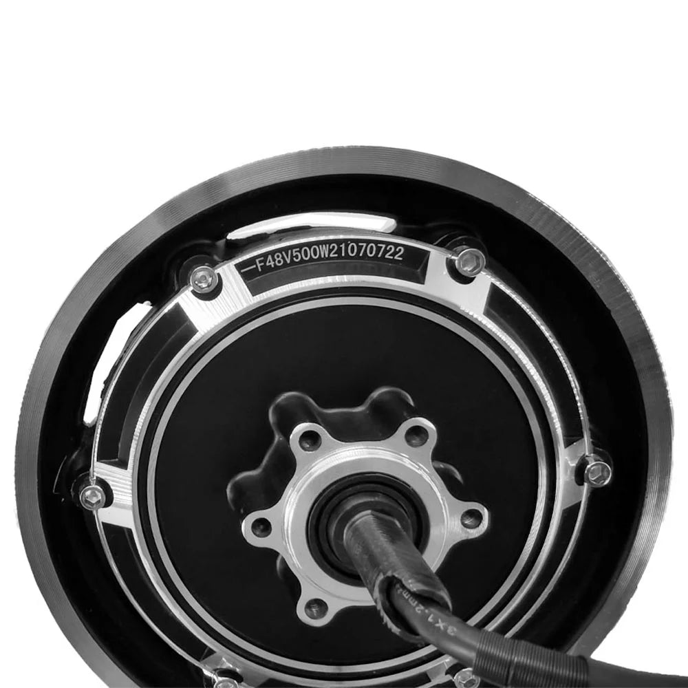 10'' 48V 500W Brushless Hub Motor E Bike Motor Replacement E617