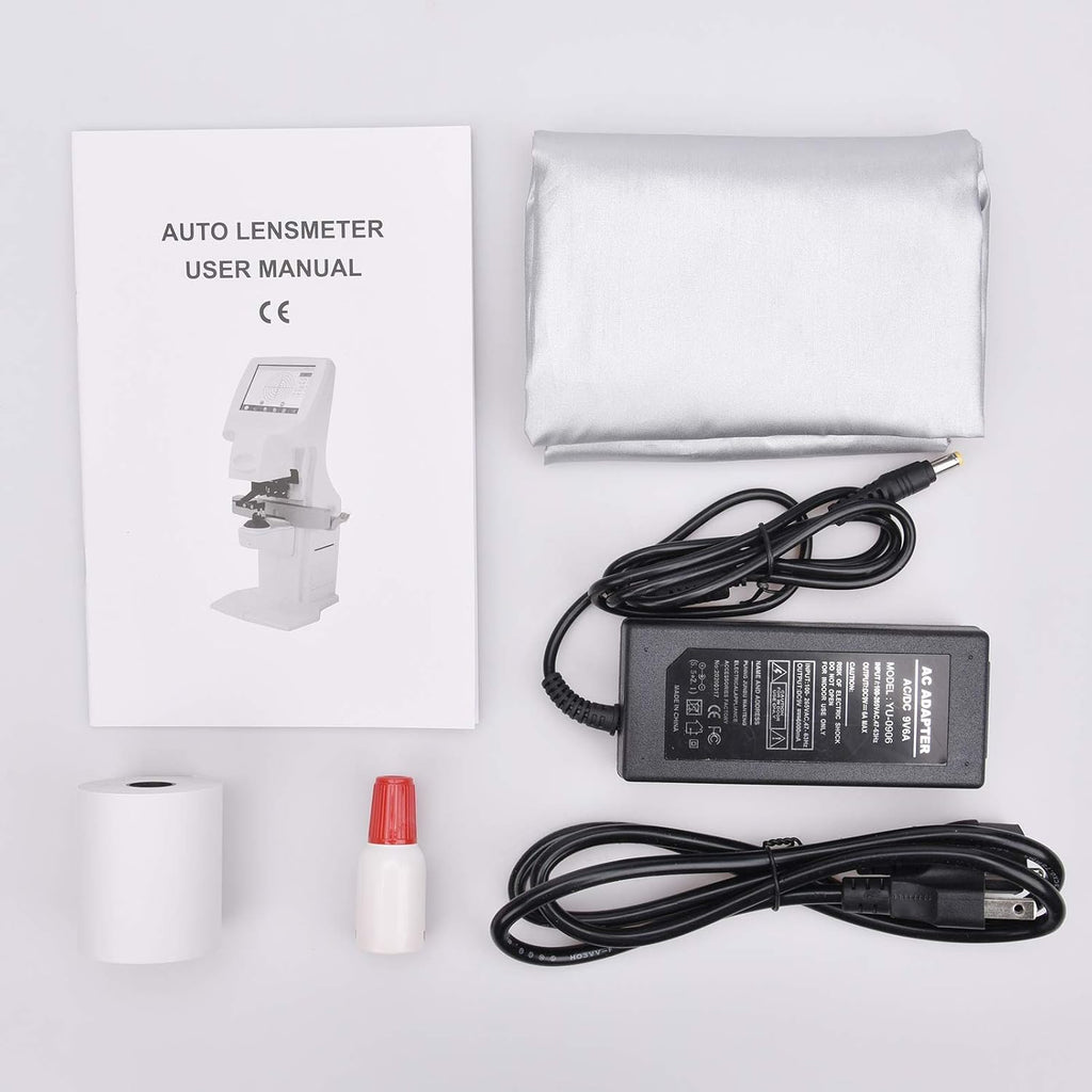 LCD Colorful Touch Screen Digital Auto Lensmeter with PD/UV/Printer V180081