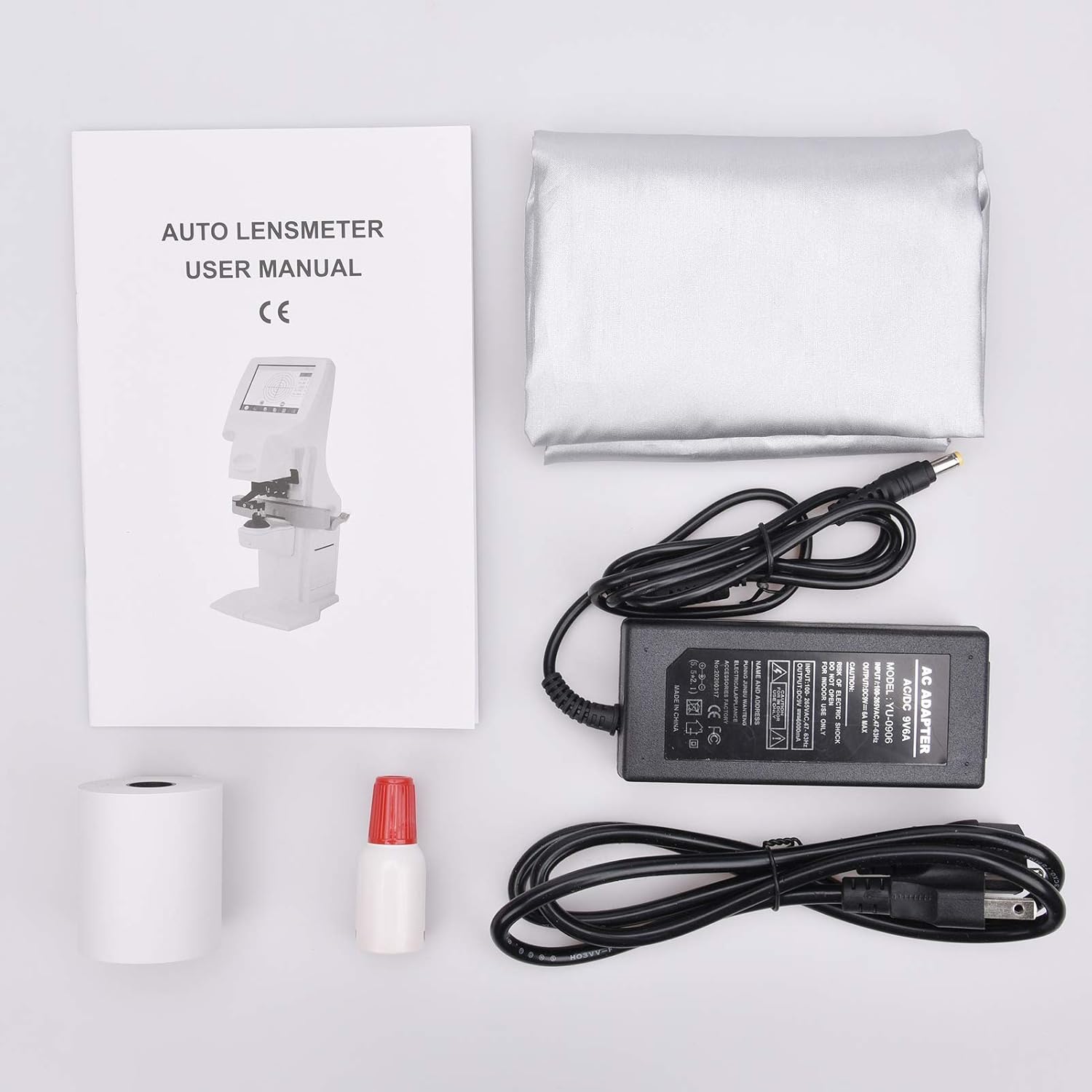 LCD Colorful Touch Screen Digital Auto Lensmeter with PD/UV/Printer V180081