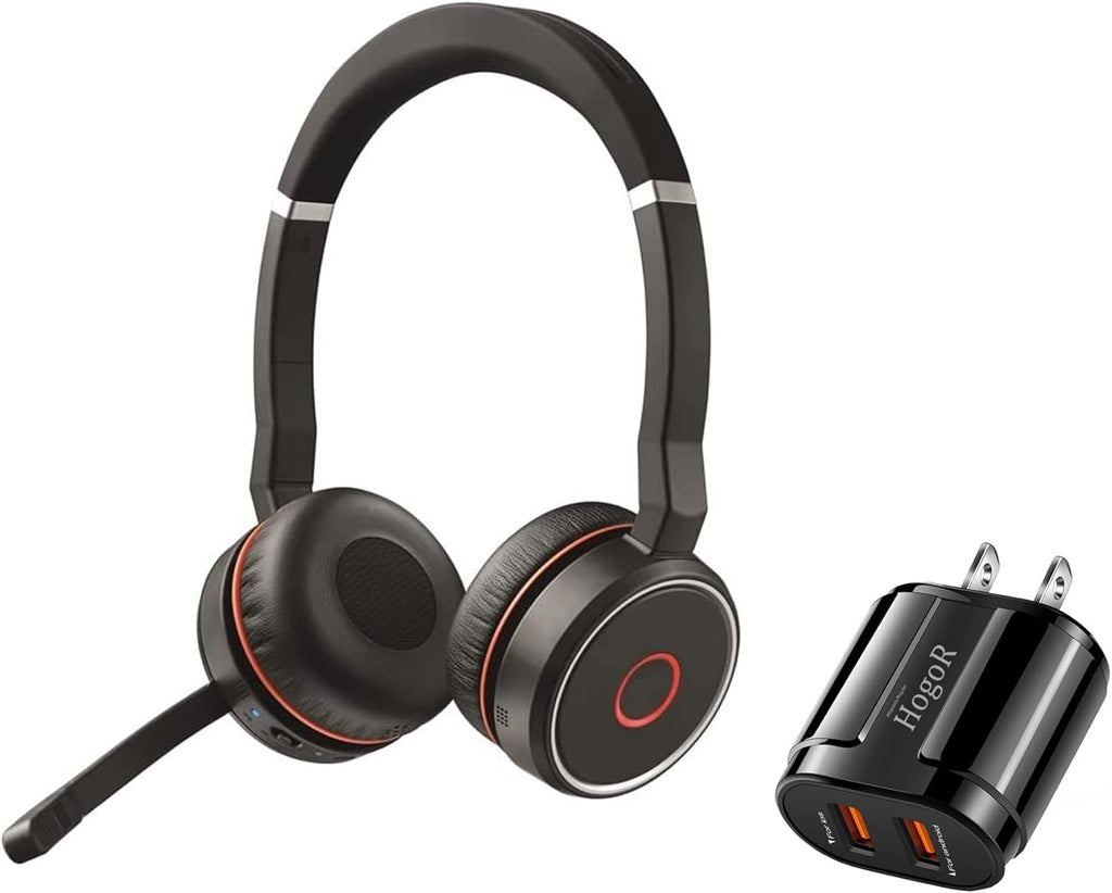 Wireless Headset with Active Noise-Cancelling Microphone and USB Adapter H84143