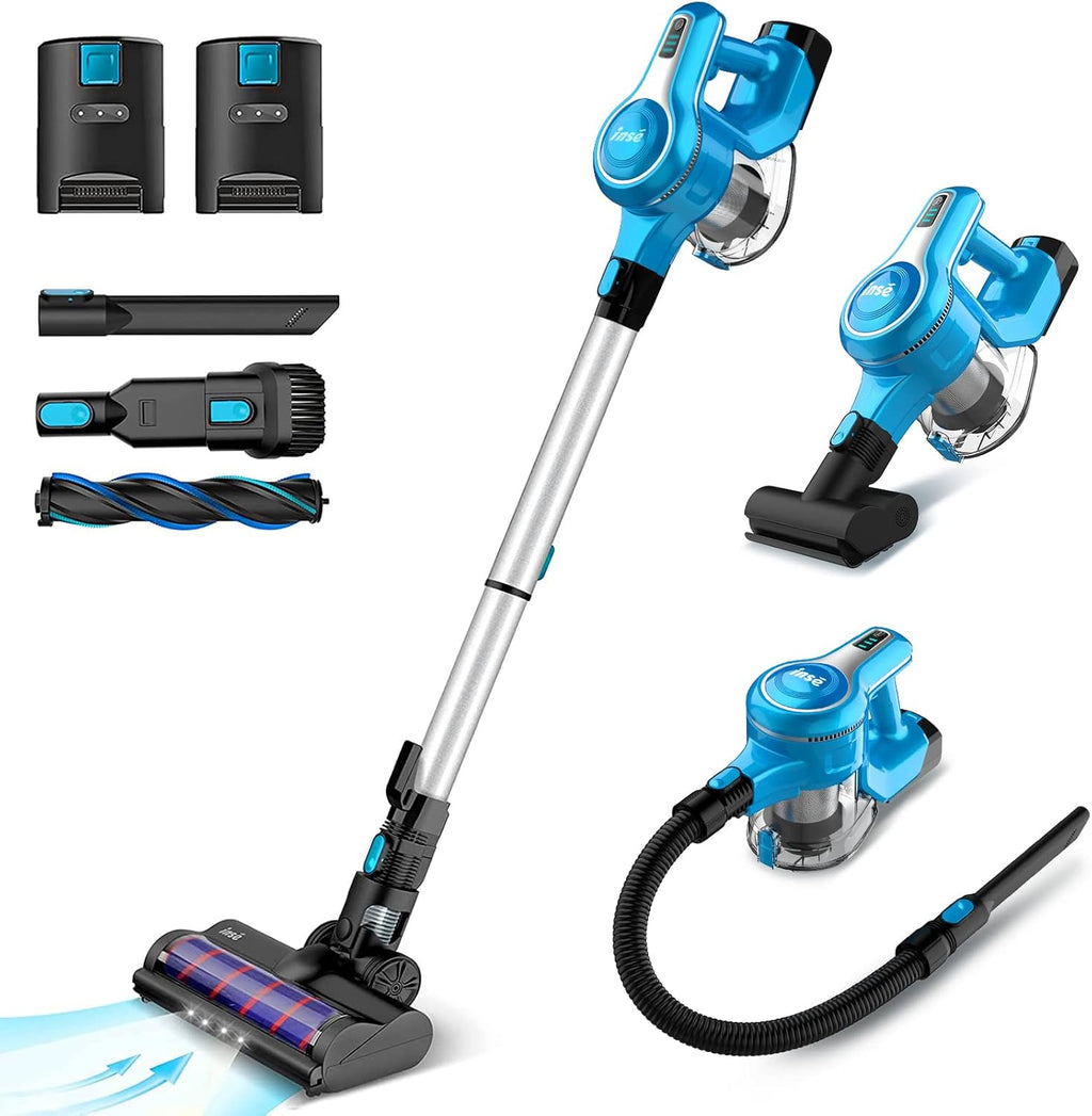 Cordless Stick Vacuum Cleaner with 2 Batteries U89017