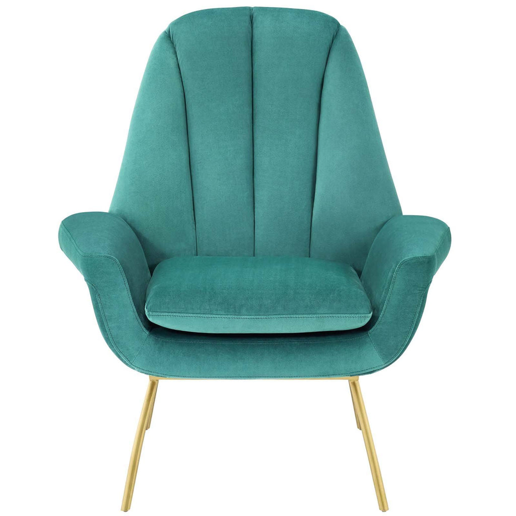 Dusty Rose Performance Velvet Armchair C975