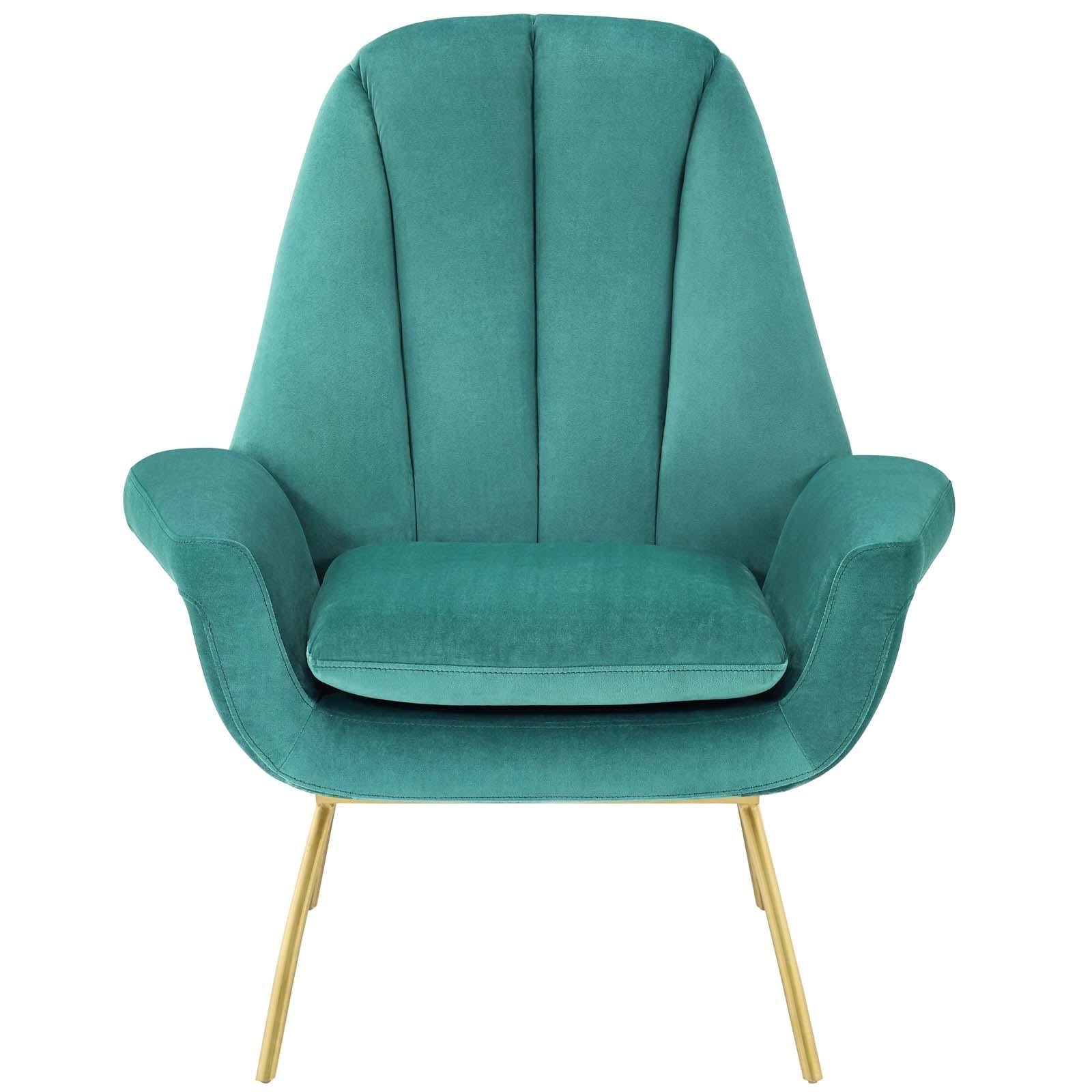 Dusty Rose Performance Velvet Armchair C975