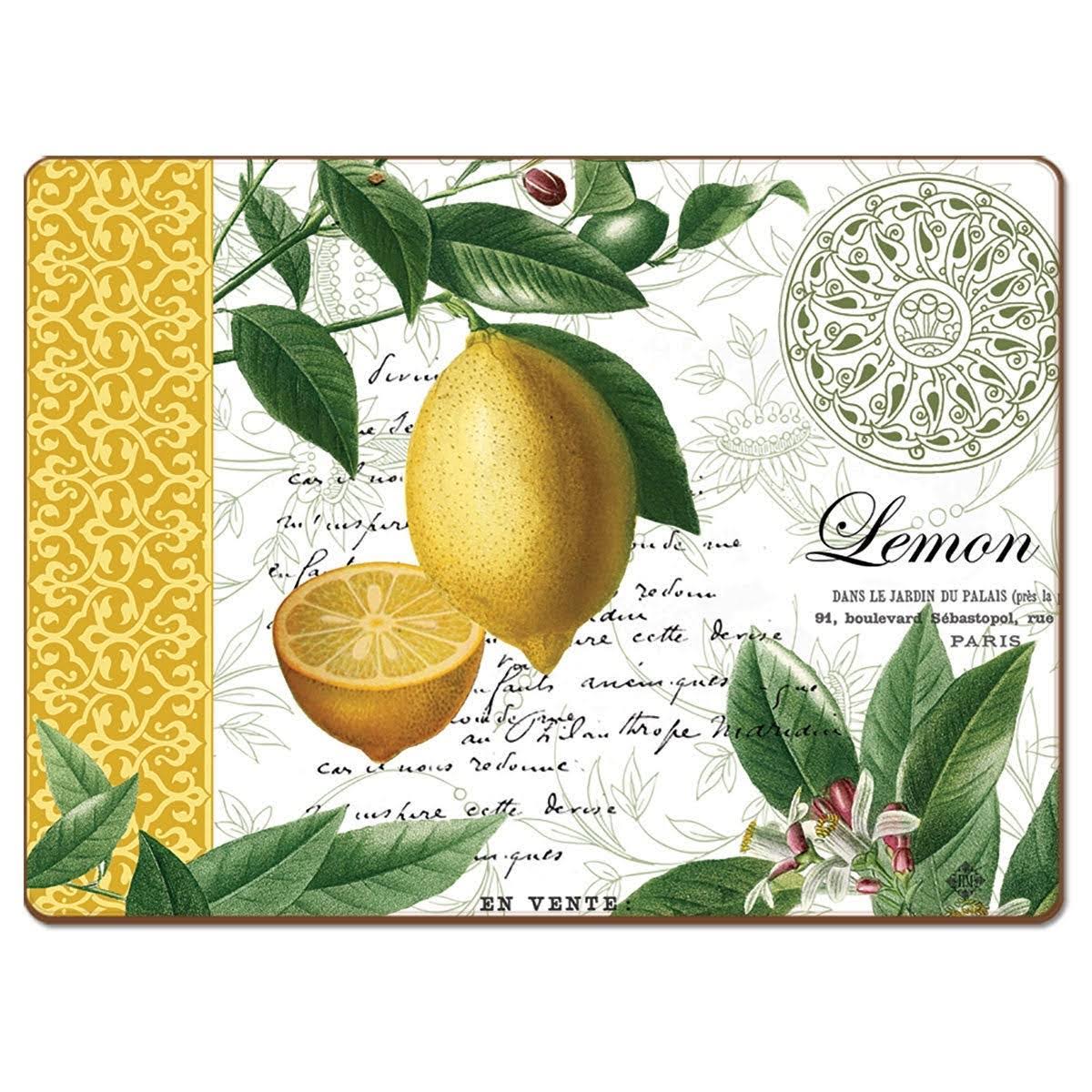 Set of 4 Cork-Back Placemats B2301