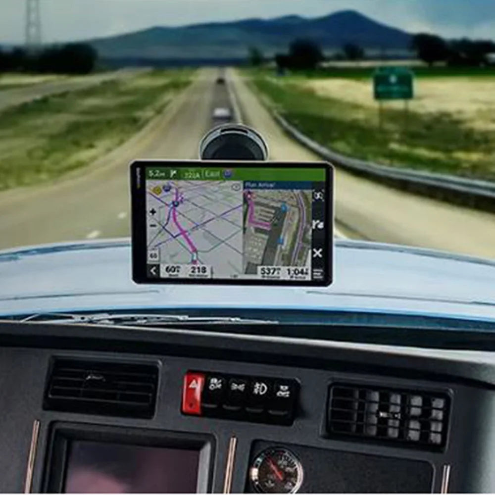 10" GPS Truck Navigator Bundle with Hard Shell EVA Case, 32GB MicroSD Memory Card and Dual Car Socket U788312