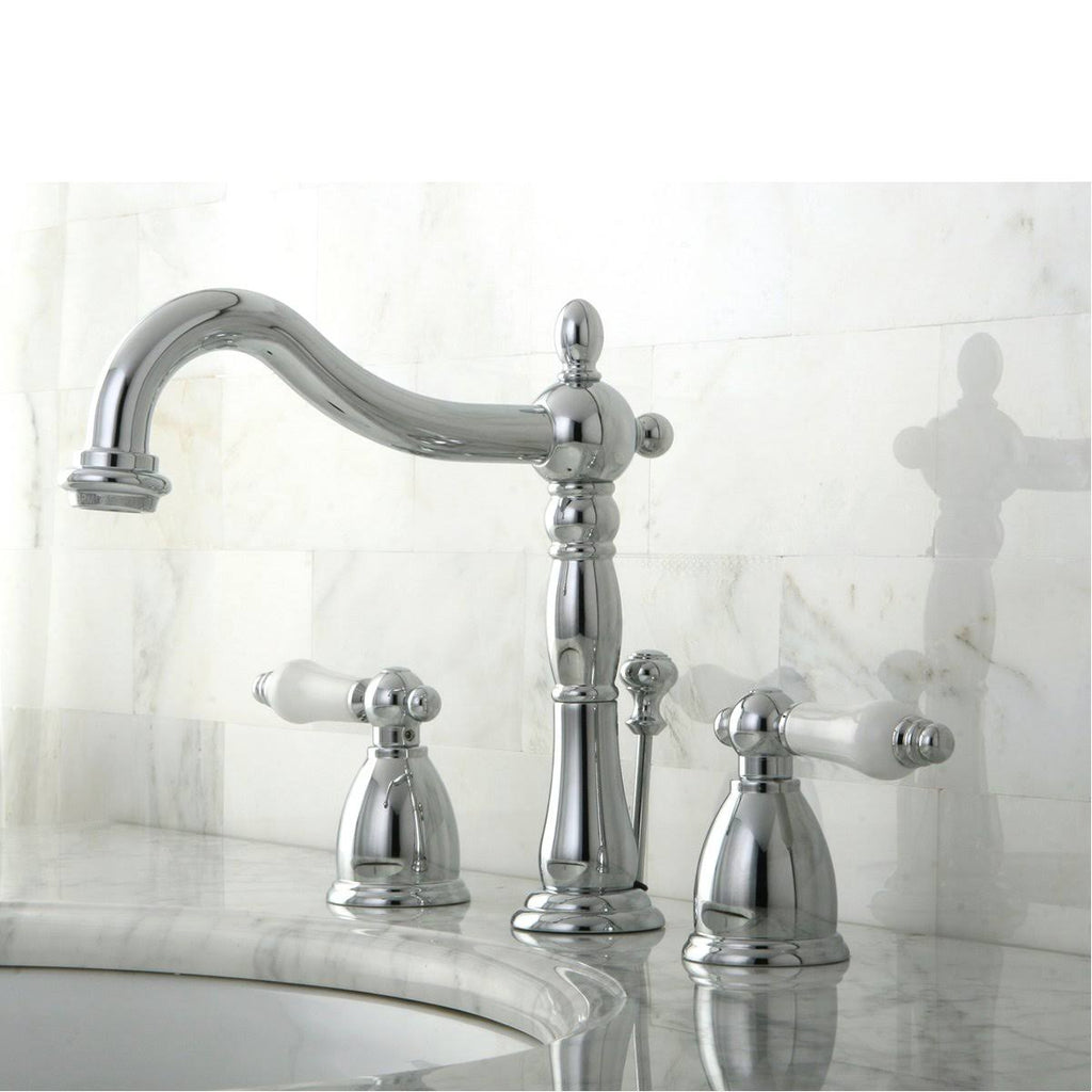 8x22 Widespread Bathroom Faucet, Brushed Nickel M446