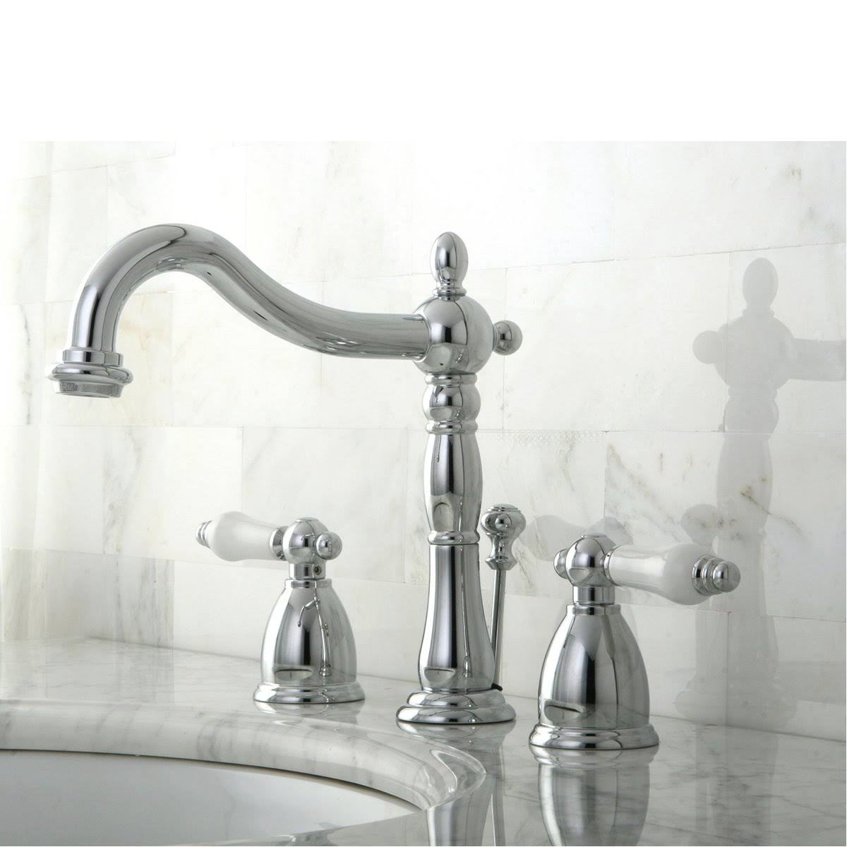 8x22 Widespread Bathroom Faucet, Brushed Nickel M446