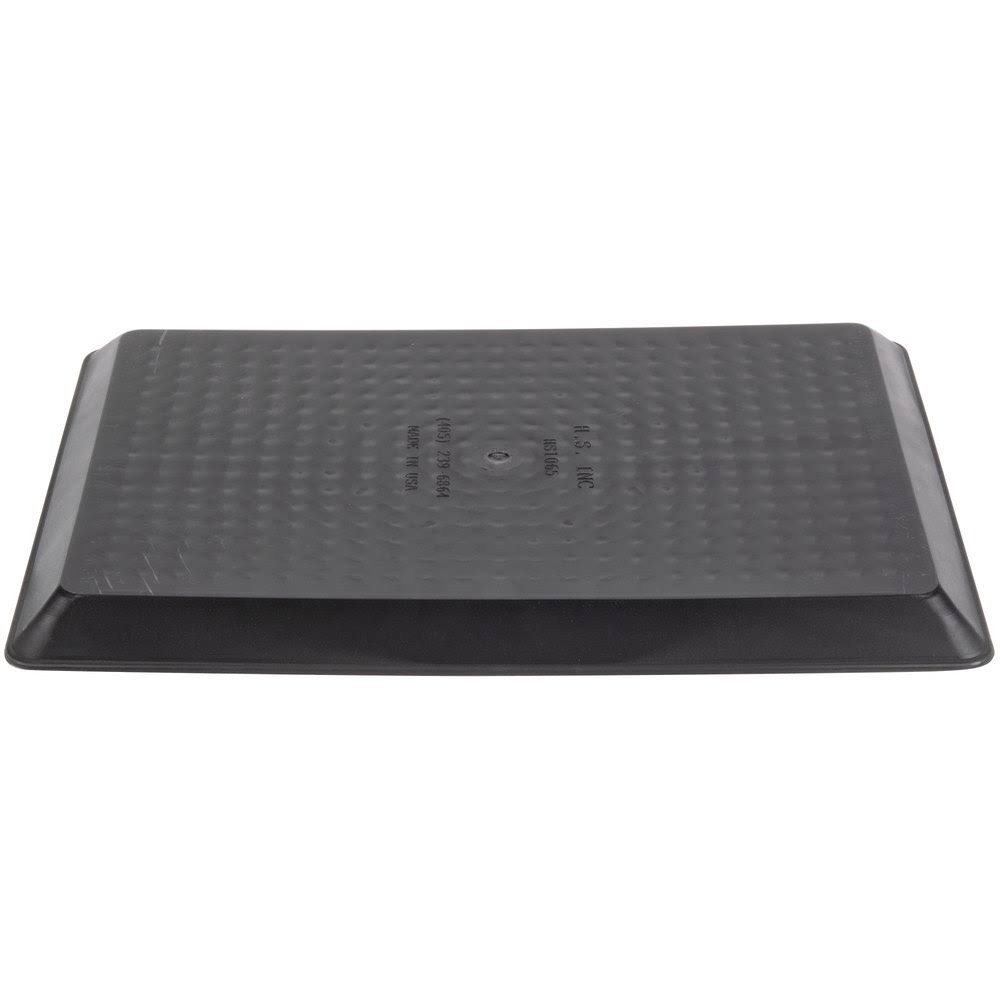 Charcoal Polypropylene Pizza Tray - 12/Case V9918