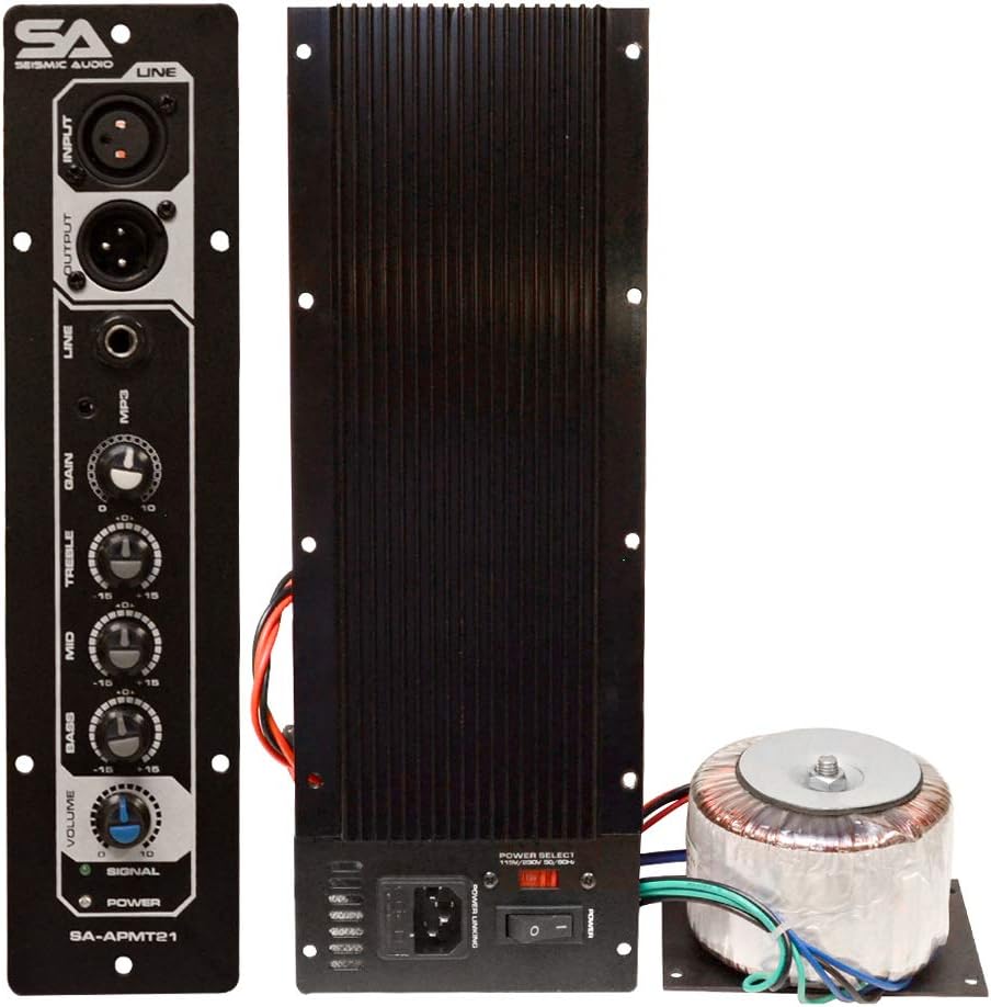 200 Watt Plate Amplifier with 3 Band EQ for Speaker Cabinets Z846111