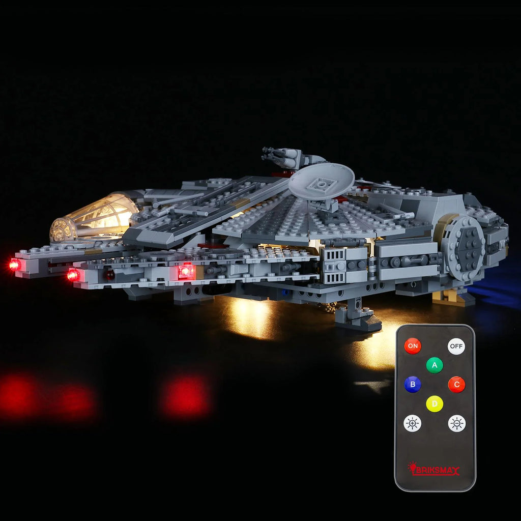LED Lighting Kit for Millennium Falcon Building Model, Light Set with Remote Control V278130
