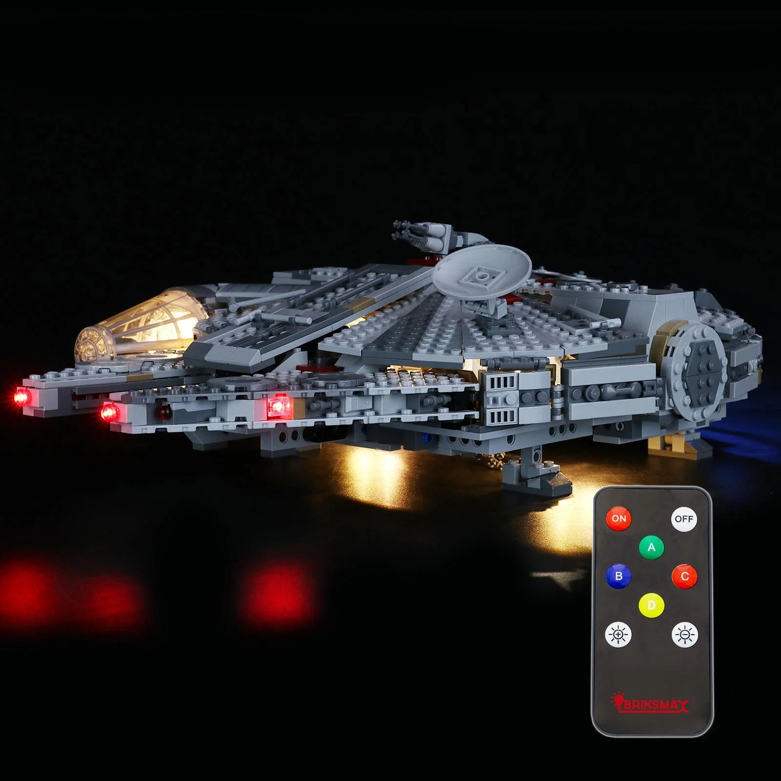 LED Lighting Kit for Millennium Falcon Building Model, Light Set with Remote Control V278130