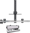 Black Stainless Steel Adjustable Drill Guide Jig Tool N27009