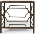 Black Gold Clear End Table S721